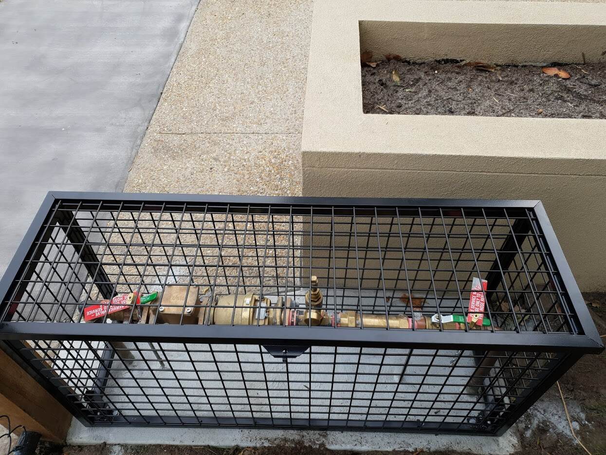 Fire service cage black